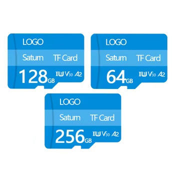 การ์ด TF ที่กําหนดเอง การ์ดความจํากล้องโทรศัพท์ 32GB 64GB 128GB 256GB กันน้ํา