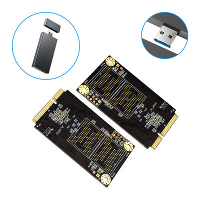 แฮร์ดไดรฟ์ MSATA SSD แบบพาณิชย์แบบพกพาที่ไม่มีเสียง 64GB ถึง 2Tb การโอนข้อมูลอย่างรวดเร็ว