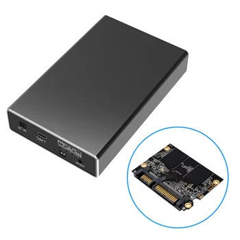 การออกแบบแบบพกพา 2.5 นิ้ว SATA SSD แฮร์ดไดรฟ์ภายนอก สีที่กําหนดเอง สําหรับ Notebook