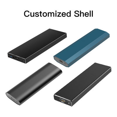 Solid State External Hard Drive SSD 2280 พลั๊ก แอนด์ เพลย์ NVMe TYPEC อินเตอร์เฟซคู่
