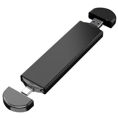 ประเภท C USB3.0 SSD แฮร์ดไดรฟ์ภายนอก M.2 Nvme Sata Dual Interface Design สําหรับคอมพิวเตอร์