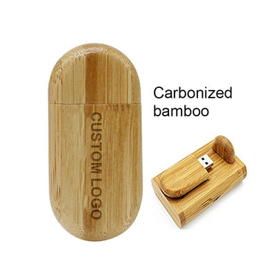 การโอนข้อมูลอย่างรวดเร็ว แบมบึว usb แฟลชเมมรี่ดิสก์ สําหรับการเก็บและส่งข้อมูล